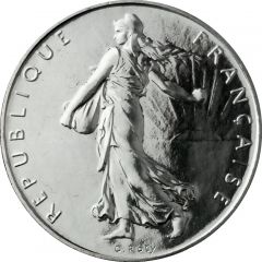 1 Franc Signature `O. Roty`