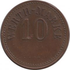 10 Pfennig Werth-Marke