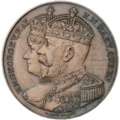 Medal - George V Coronation, Middlesbrough, bronze