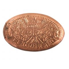 Elongated coin – Real Alcázar de Sevilla