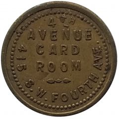 5 Cents - 4th Avenue Card Room Portland, Oregon