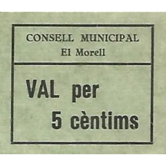 5 Céntimos El Morell