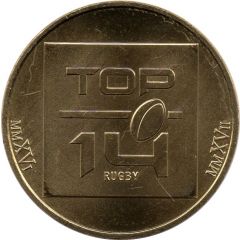 Jeton Touristique - Monnaie de Paris - Rugby Top 14 - 2016-2017 - Le logo