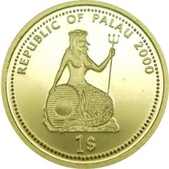 1 Dollar Shipwreck, Gold Proof Issue