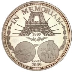 In memoriam - La pièce de l’année 2009 argent