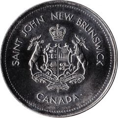 1 Dollar - Saint John, New Brunswick Loyalist days