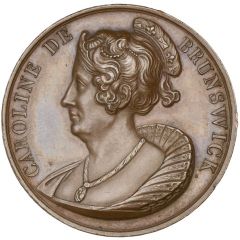 Medal - George IV Queen Caroline