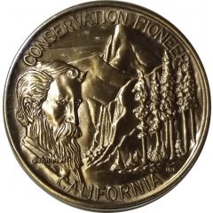 Medal - Official California Medallion Conservation Pioneer