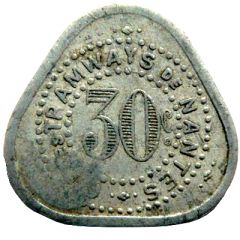 30 Centimes - Tramways de Nantes 44