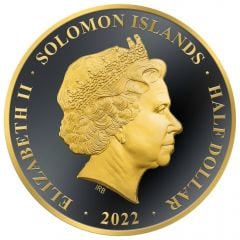 1/2 Dollar - Elizabeth II Tutankhamun