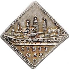 1/2 Ducat Klippe, Silver pattern strike, Neue Jahr