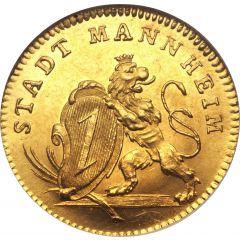 1 Ducat - Charles Theodore Golden Jubilee