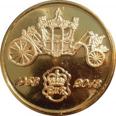 Medal - Elizabeth II - Diamond Jubilee, State Coach Event Medal