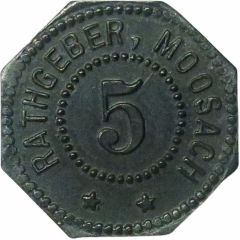 5 Pfennigs - Moosach Rathgeber