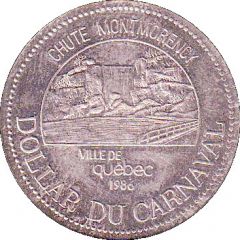 2 Carnaval Dollars - Quebec