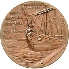Medal - Opening of the port of Concordia