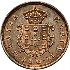 2 Réis - Maria II Colonial Coinage