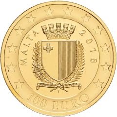 100 Euros 50th Anniversary of the Central Bank of Malta