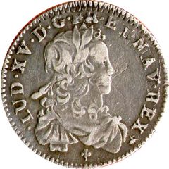 ⅙ Ecu - Louis XV