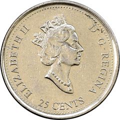 25 Cents - Elizabeth II Freedom