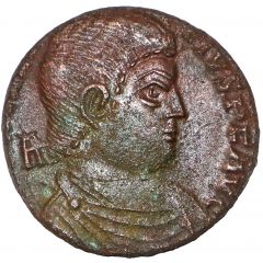 Maiorina - Magnentius VICT DD NN AVG ET CAES, with Chi-Rho, Arelate
