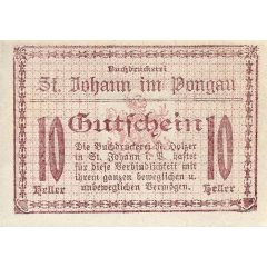 10 Heller St. Johann im Pongau