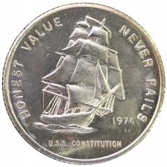 1/2 oz Silver USS Constitution Constitution Mint