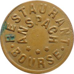 Token - Restaurant de la Bourse 2,25 francs
