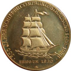 Medal - 500th anniversary of the Stralsund shipping company