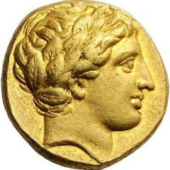 Stater In the name of Philip II, Amphipolis