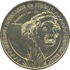 Monnaie de Paris Tourist Token - Réserve Africaine de Sigean Le lion