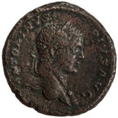 As - Caracalla PONTIF TR P XII COS III S C, Mars