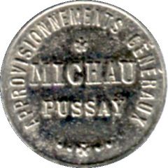 5 Centimes Approvisionnements Généraux, Michau - Pussay [91]