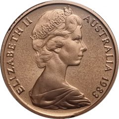 1 Cent - Elizabeth II 2nd Portrait