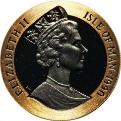 1/2 Crown - Elizabeth II Penny Black