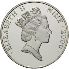5 Dollars - Elizabeth II Messenger of Peace