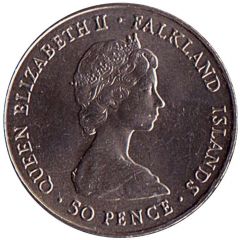 50 Pence - Elizabeth II Falkland Liberation