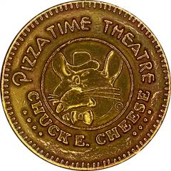 25 Cents - Chuck E. Cheese Pizza Time Theatre 1981 3D Rat