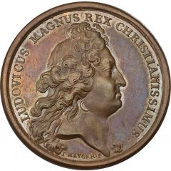 Medal - Louis XIV Defeat of the Dutch and Spanish fleets at Palermo
