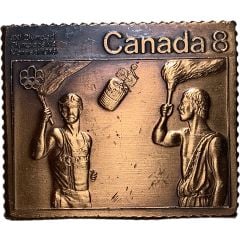 8 Cents - Canada Post Torch; Montreal 1976 Olympiad