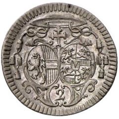 2 Kreuzers - Jakob Ernst von Liechtenstein