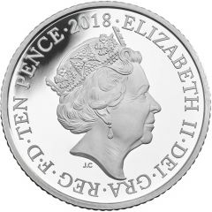10 Pence - Elizabeth II K - King Arthur, Silver Proof