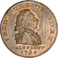 1/2 Penny Middlesex - National Series / Duke of York