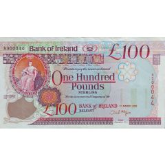 100 Pounds Bank of Ireland
