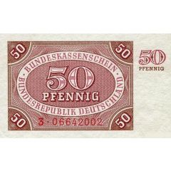 50 Pfennig Federal Treasury Note