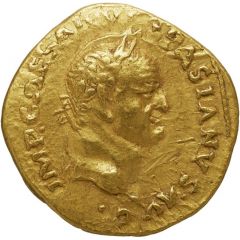 Aureus - Vespasian MARS CONSERV, Mars