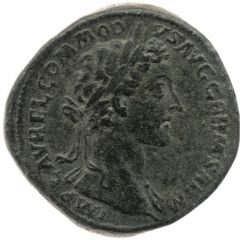 Dupondius - Commodus TR P II COS P P S C DE SARM