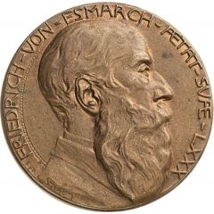 80th anniversary of Friedrich von Esmarch - award medal for services to the samaritan and rescue services