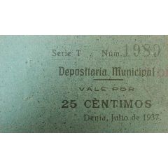 25 Céntimos Dénia