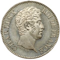 40 Francs pattern uniface by Brenet